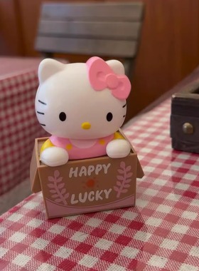 自动点头可爱卡通凯蒂装饰摆件