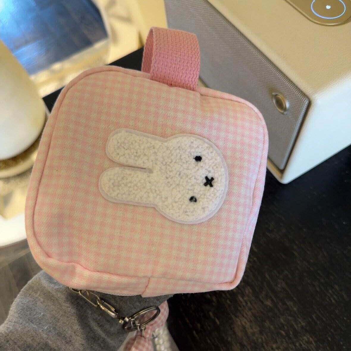 米菲兔姨妈巾专用小收纳包学生卫生巾收纳袋手提化妆补妆包女生