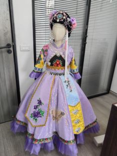 快乐阳光少数民族儿童演出服女童独唱火塘边摩梭族普米族彝族高端