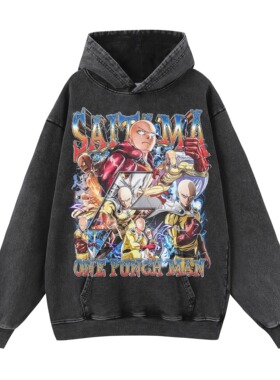 一拳超人动漫T恤埼玉漫画长袖genos杰诺斯印花卫衣