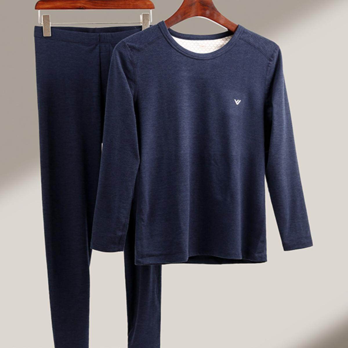 撤柜男装秋冬新品亲肤软糯德绒舒适透气休闲圆领保暖长袖内衣套装,男装,T恤,淘宝优惠券,粉丝福利购,淘宝优惠卷