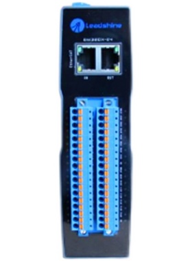 深圳雷赛EtherCAT总线32路编码器扩展模块EM32DX-E4直流24V电源输