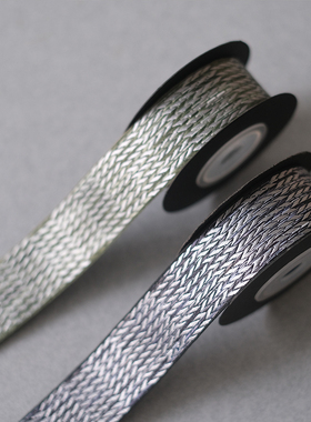 BG高端质感礼品包装带商务礼物丝带纹理织带送男士军绿黑蓝色调