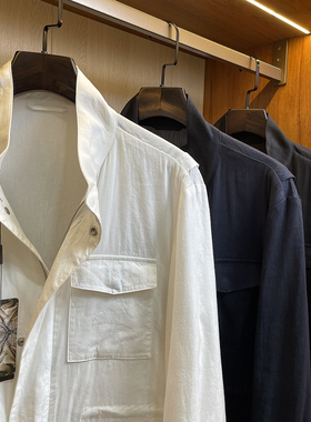 【硬核亚麻猎装夹克】弹力骨感亚麻多口袋工装风M65立领外套男秋