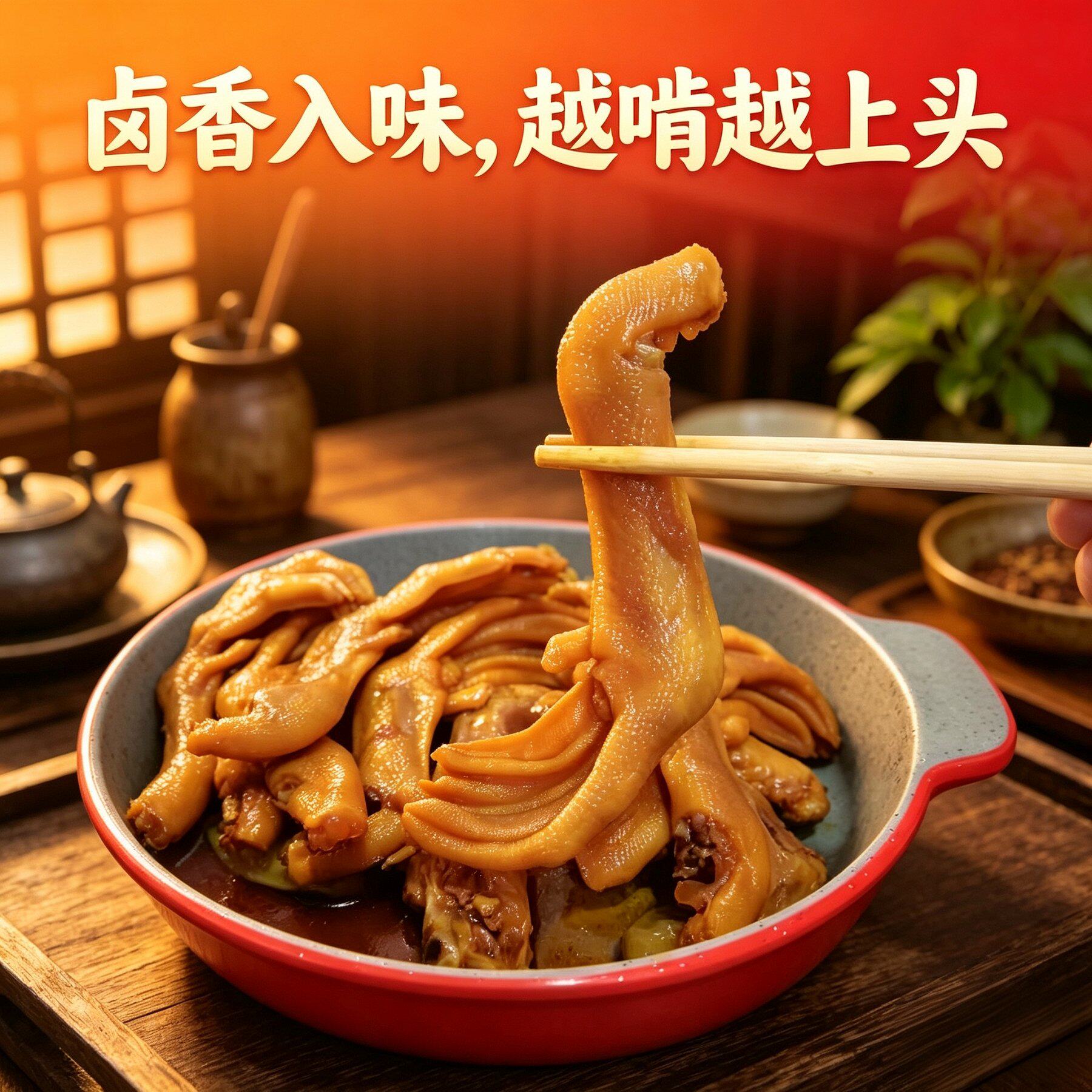 广西特色泡椒鸭爪鸭翅小米辣椒泡鸭脚即食10个装真空装奶茶店同款