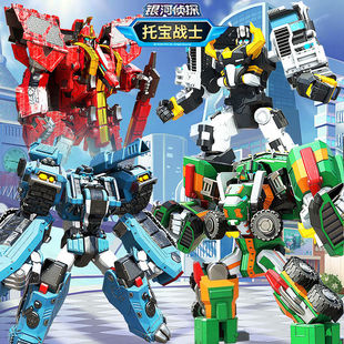 托宝战士银河侦探重装钛克机器人星际威龙儿童男孩神勇贝斯兄弟拖