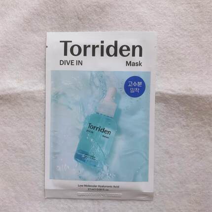 现货~韩国Torriden桃瑞丹低分子5D玻尿酸精华面膜补水保湿舒缓1片