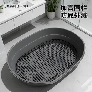 狗厕所大型犬特大号上厕所神器狗尿盆防踩屎中型犬宠物专用狗砂盆