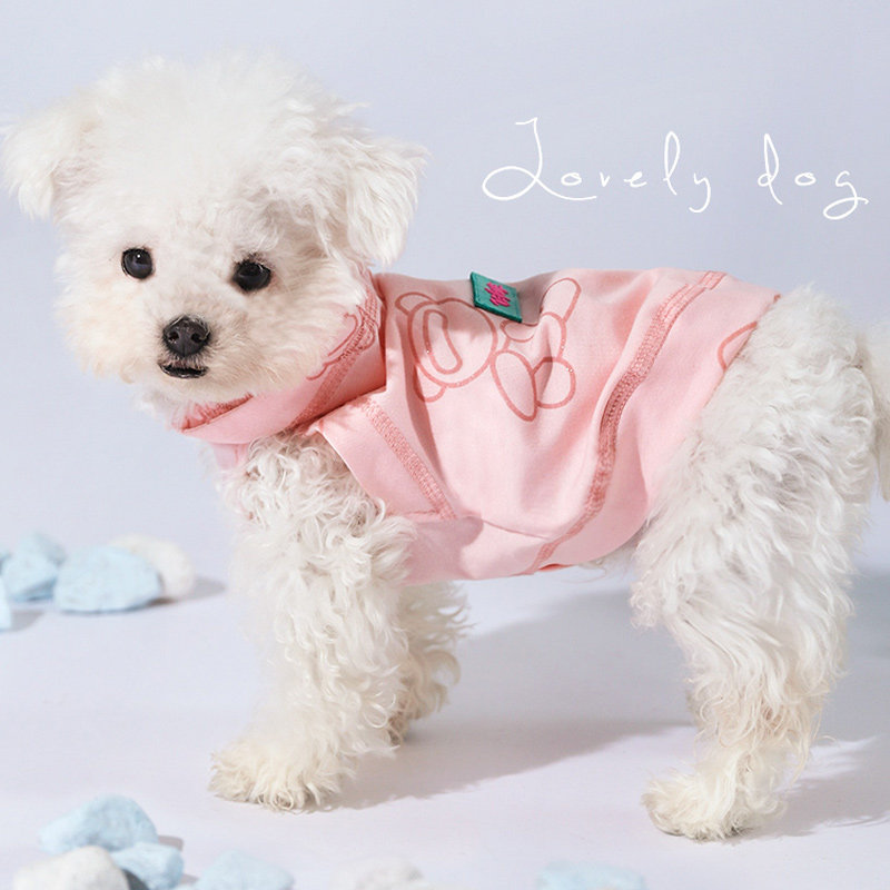 狗狗衣服夏季薄款小型犬比熊泰迪狗夏天宠物小狗背心夏季幼犬卫衣