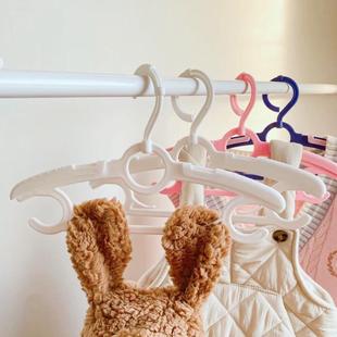 儿童衣架婴儿衣架宝宝专用小衣架新生儿多功能伸缩晾衣架晾衣神器