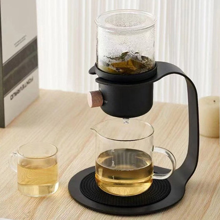 高档办公室便捷冲茶器耐高温玻璃泡茶壶家用茶具茶壶咖啡茶叶泡壶