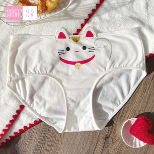 【128元5条】68内裤女中腰莫代尔舒适包臀三角裤7A抑菌纯棉裆