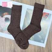 3双 任选48元 68简约纯色中筒袜子舒适透气百搭柔软时尚