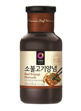 清净园韩国进口牛肉低脂酱料