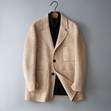 双面呢商务休闲青年爸爸装羊毛呢子外套钱塘6016-2044P290，女装短外套，钱塘大厦6016