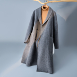 贵小众羊驼羊绒青果领中长款毛呢大衣羊毛6016-2419p895P控1398，男装毛呢大衣，钱塘大厦6016