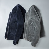 羊毛立领短款颗粒绒皮毛一体外套羊毛夹克6016-2051P420控759，男装夹克，钱塘大厦6016