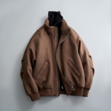螺纹收腰呢子夹克羽绒服男保暖冬装羽绒衣6016-25318P350控699，男装夹克，电商D203(原钱塘6011)