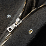 休闲毛呢外套英伦风连帽长款毛边呢子风衣钱塘6016-2302p480，男装风衣，钱塘大厦6016