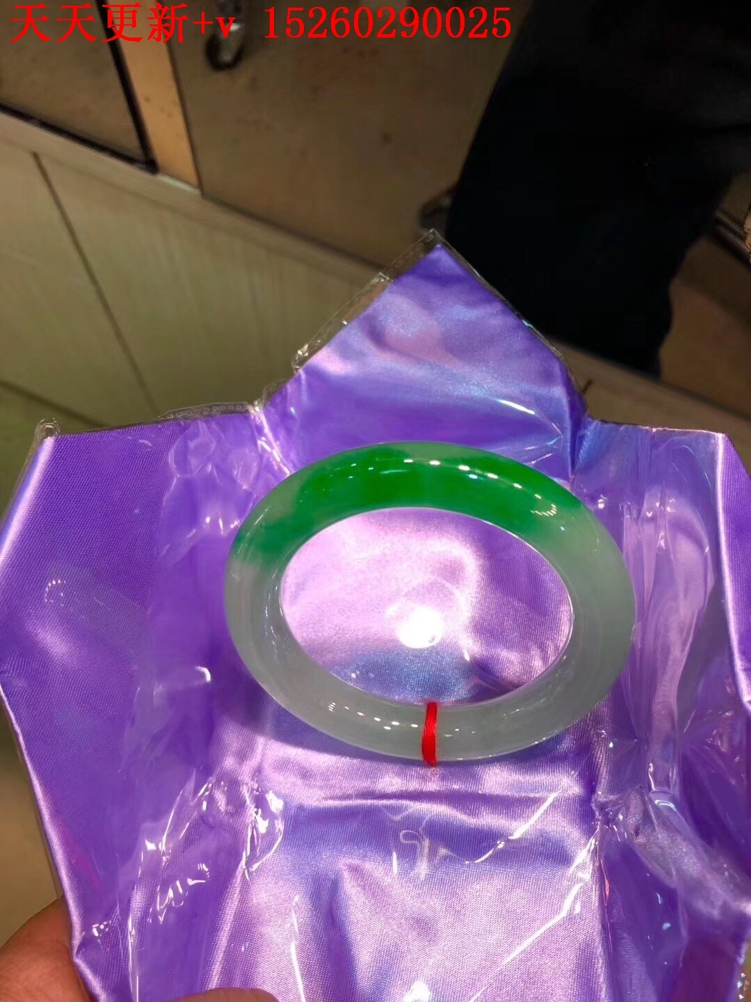 老坑天然翡翠原石毛料冰种正阳绿满色半明料片料玉石飘花手镯订制