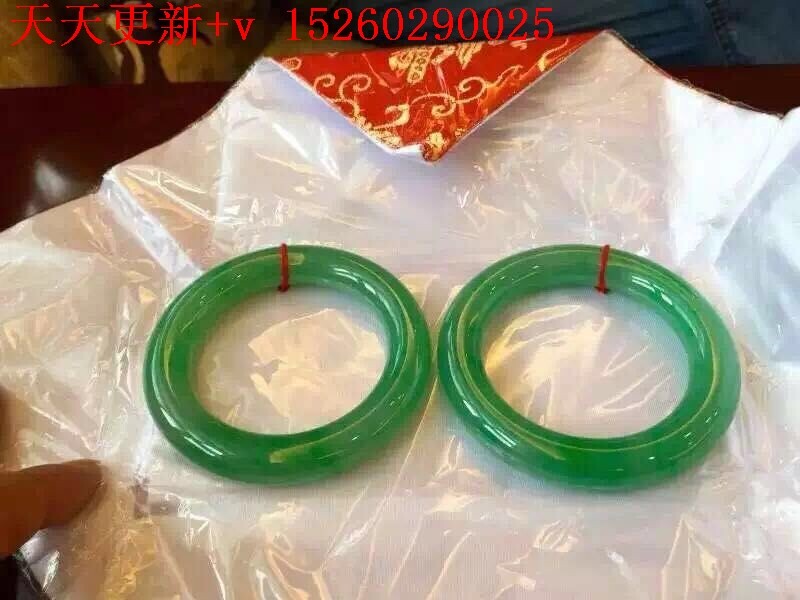 帝王绿翡翠手镯缅甸天然a货冰种满木那高冰玻璃种老坑原石工厂