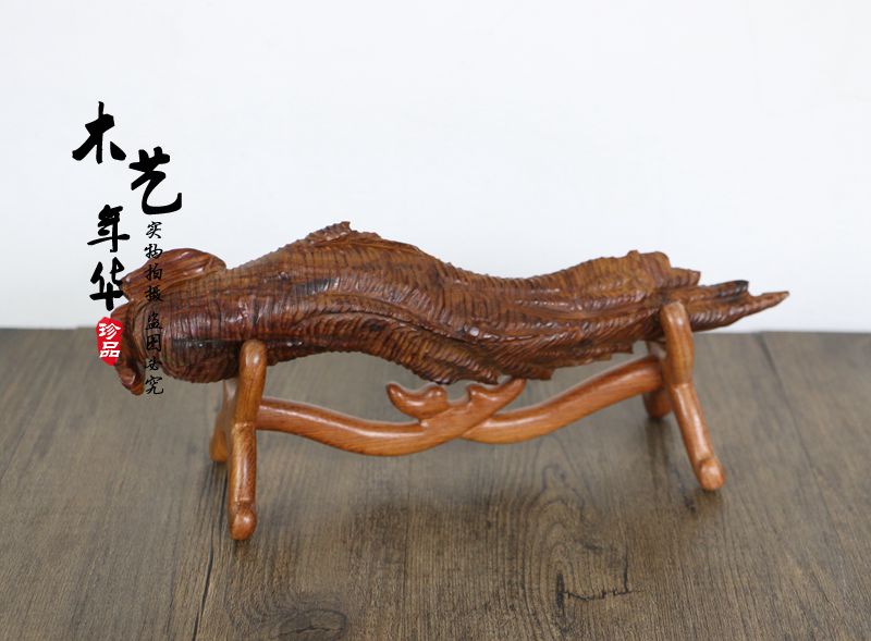 红木酸枝木象牙架如意摆件底座