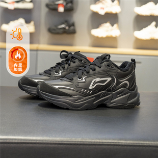 加绒减震回弹运动鞋 李宁LN 新款 男2025冬季 AGCV395 DEFENDER休闲鞋