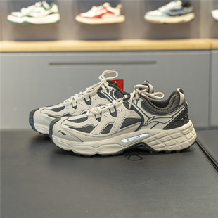 李宁CF溯林影运动鞋男鞋2025冬季新款防滑耐磨徒步休闲鞋AHTV033