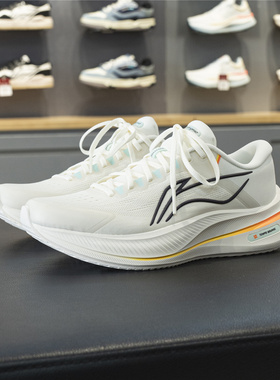 李宁越影5缓震保护跑步鞋男2025秋季新品时尚舒适运动鞋ARHV015