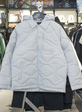 李宁运动羽绒服男2025冬季新款韦德系列鹅绒连帽保暖外套AYMV625