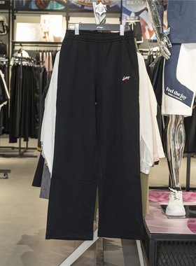 李宁运动长裤女2025冬季新款运动生活系列宽松百搭直筒裤AKLV838
