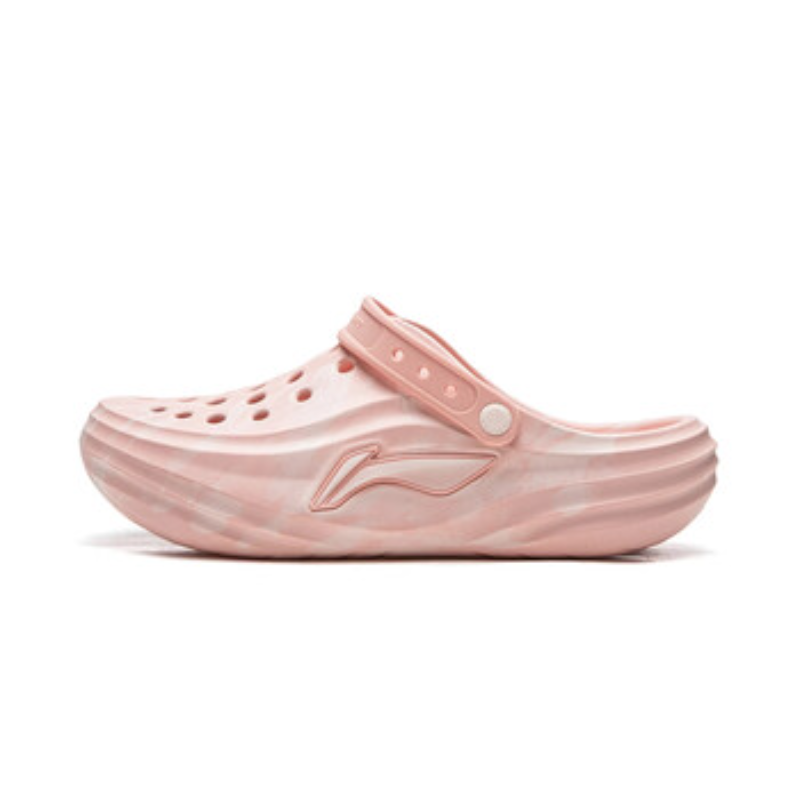 李宁苏打洞洞鞋厚底凉拖鞋男女同款2026夏季新款休闲凉鞋AGUW005