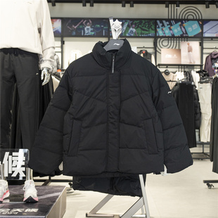 李宁运动羽绒服女2025冬季 防泼水立体裁剪鸭绒羽绒服AYMV196 新款