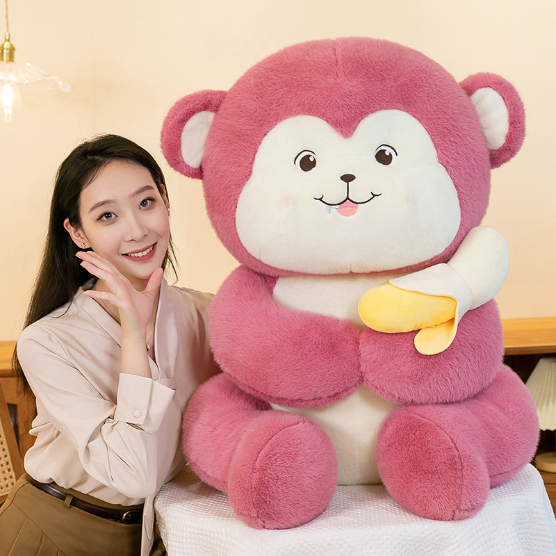 猴子公仔毛绒玩具抱枕布娃娃玩偶