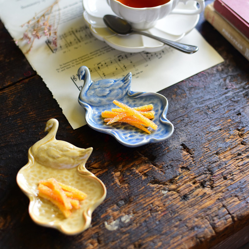 STUDIOM天鹅造型果子茶点豆皿