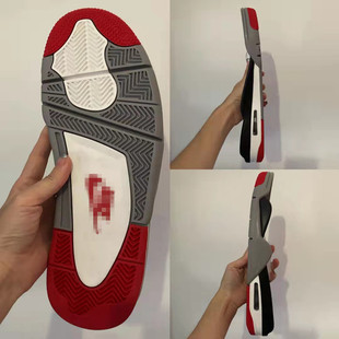 aj4  球鞋实战鞋底替换鞋底球鞋修复维修防滑贴手工更换磨损大底