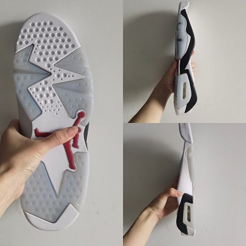 aj6 球鞋实战鞋底替换大底球鞋修复维修防滑贴手工更换磨损鞋底