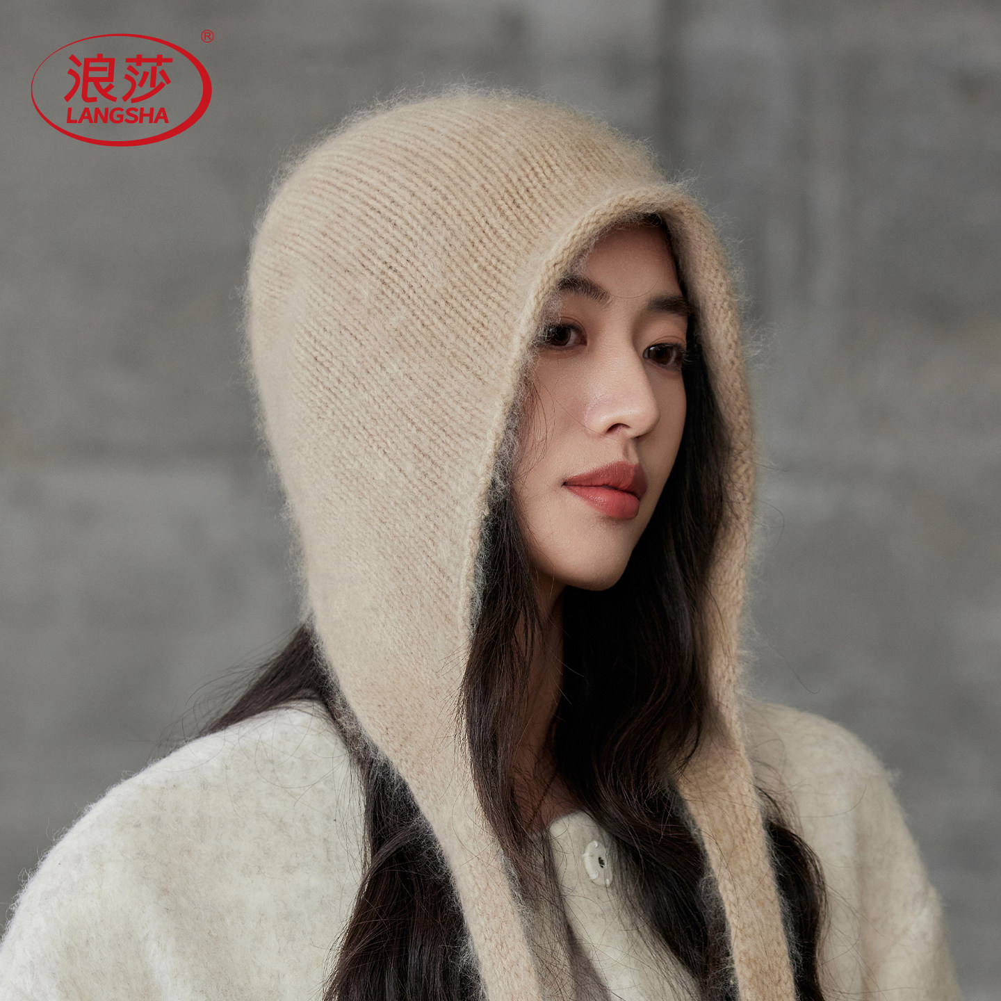 米驼色慵懒感100%绵羊毛帽冬系带护耳帽子圆顶女式保暖针织毛线帽,服饰配件/皮带/帽子/围巾,帽子,淘宝优惠券,粉丝福利购,淘宝优惠卷