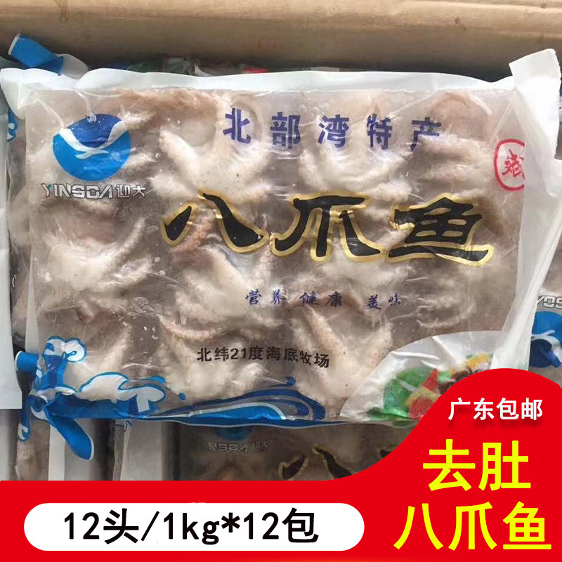 北部湾小章鱼 八爪鱼仔 板冻八爪鱼鲜活 特产冰鲜 1件12包24斤