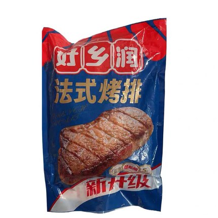 好乡润法式烤排黑椒味铁板牛排饭鸭胸肉腌制半成品1kg*10包一箱