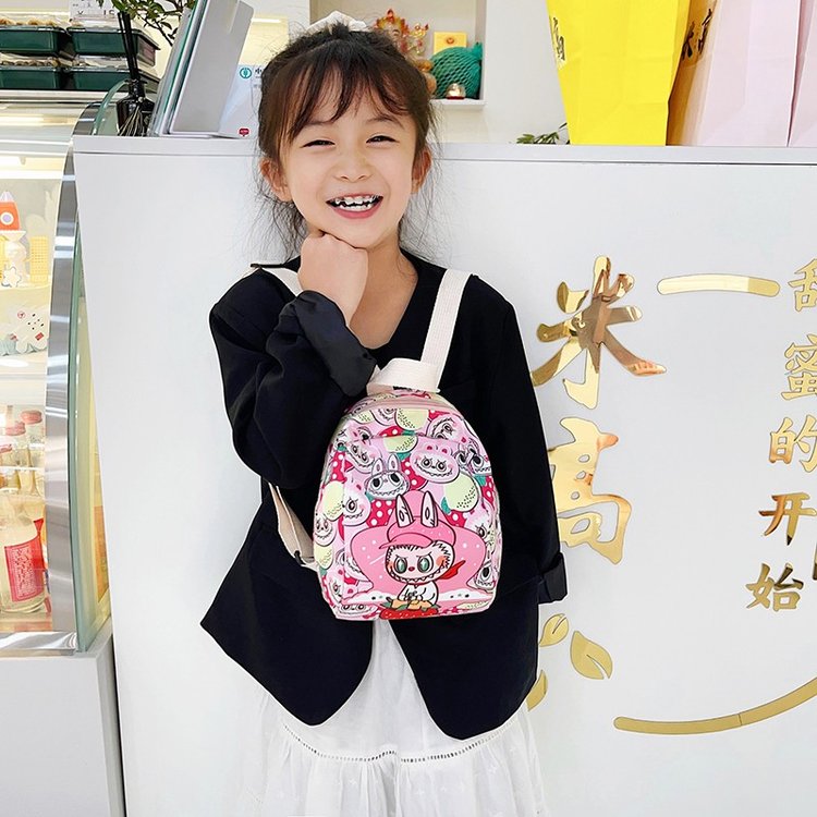 韩国小双背婴幼儿园卡通可爱双肩包男女童零食包小书包1-3-5岁宝