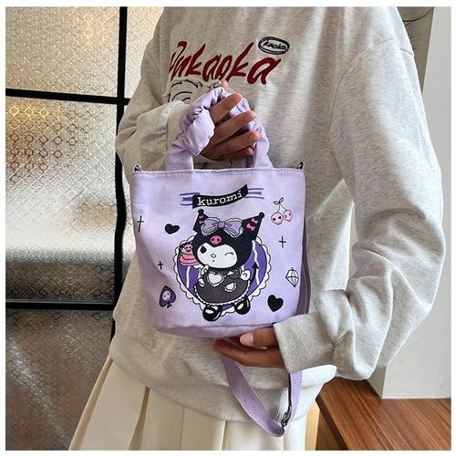 帆布包随身小包手提袋水桶包饭盒便当杂物外出妈咪手拎溜娃包轻便