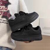 服务员女鞋 久站不累脚工作鞋 女黑色肯德基防滑防水防油厨房专用鞋