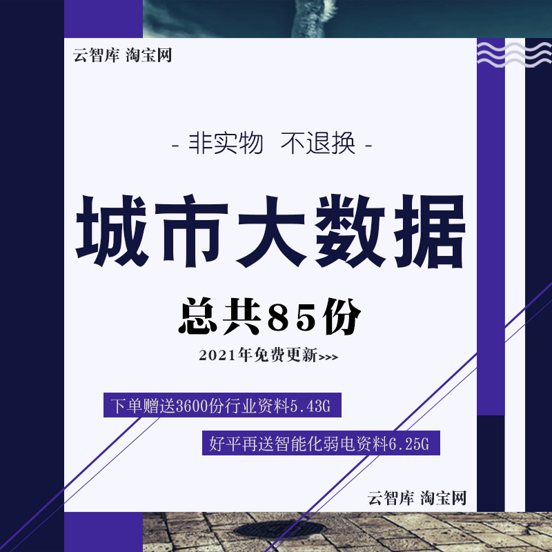 可编辑智慧城市大数据中心设计模板智慧社区城市文档模版设计素材