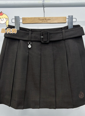 TeenieWeenie小熊26冬款半身裙TTWH26A49A2C0K-00 WH26A49A2C0K