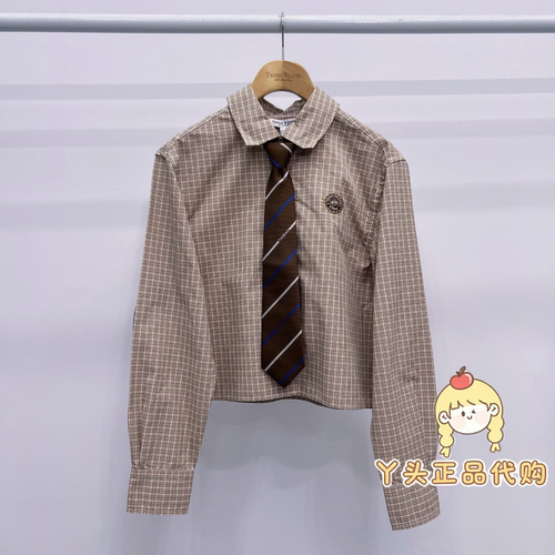 TeenieWeenie小熊26年冬衬衫TTYC26A49A2A0K-00 YC26A49A2A0K