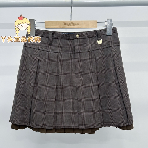 TeenieWeenie小熊正品26年短裙TTWH26B38A230A-00 WH26B38A230A