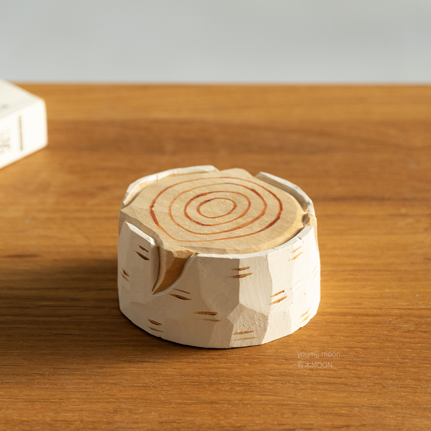 树桩 手工木刻底座创意木雕搭配场景桌面装饰摆件治愈系礼物,家居饰品,桌面摆件,淘宝优惠券,粉丝福利购,淘宝优惠卷