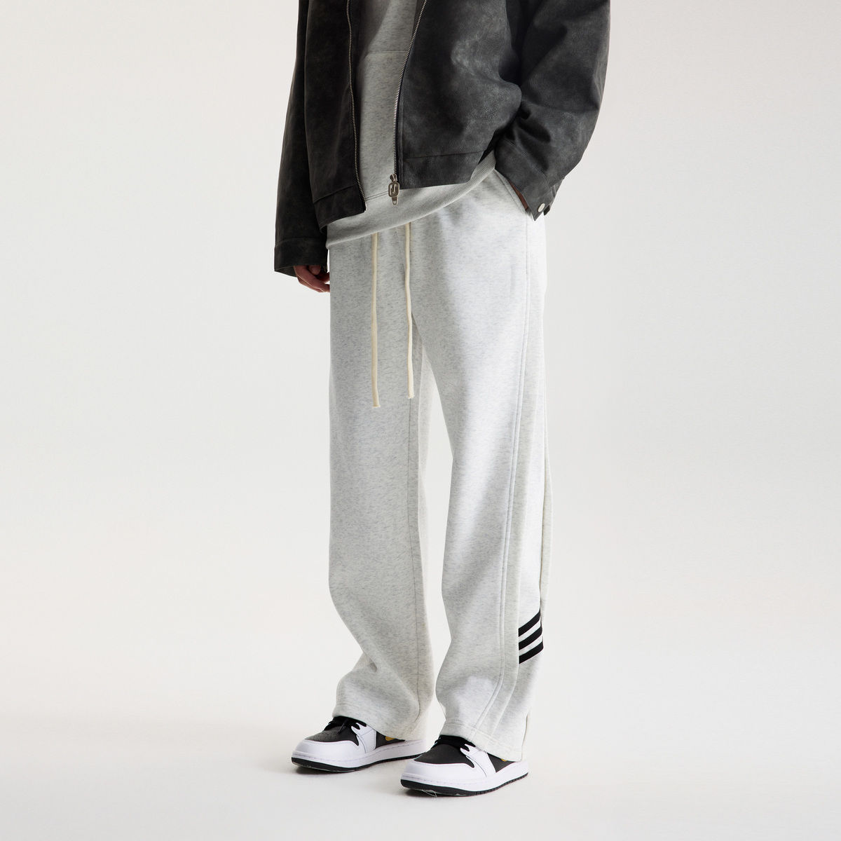 【付辛博同款】COLDSTONE美式休闲活页条纹休闲长裤小众设计日常