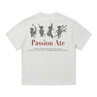 熾焰黑金?灰焰紅蓮 COLDSTONE Passion夏季 哪吒印花短袖 T恤